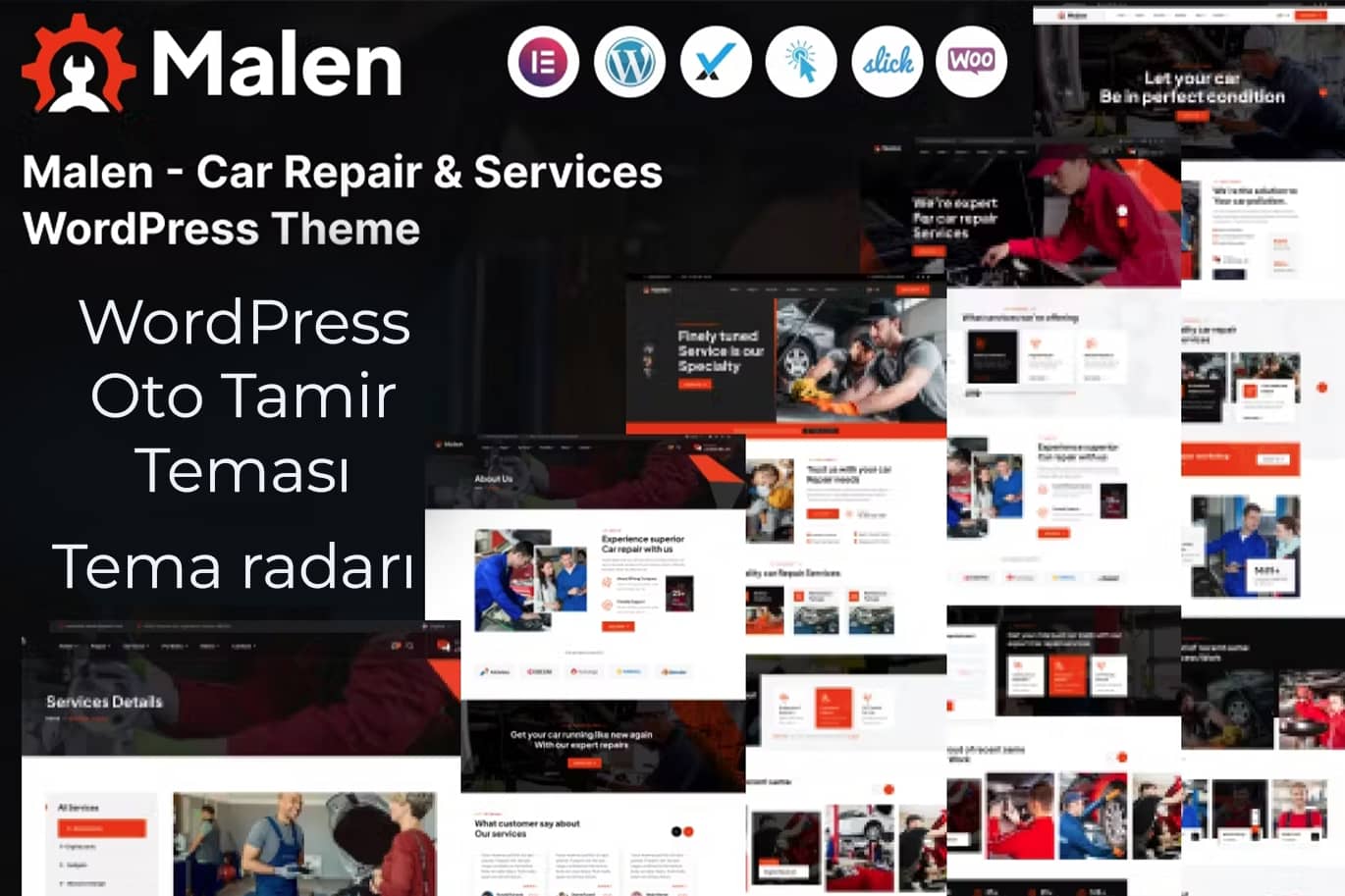 WordPress Oto Tamir Teması